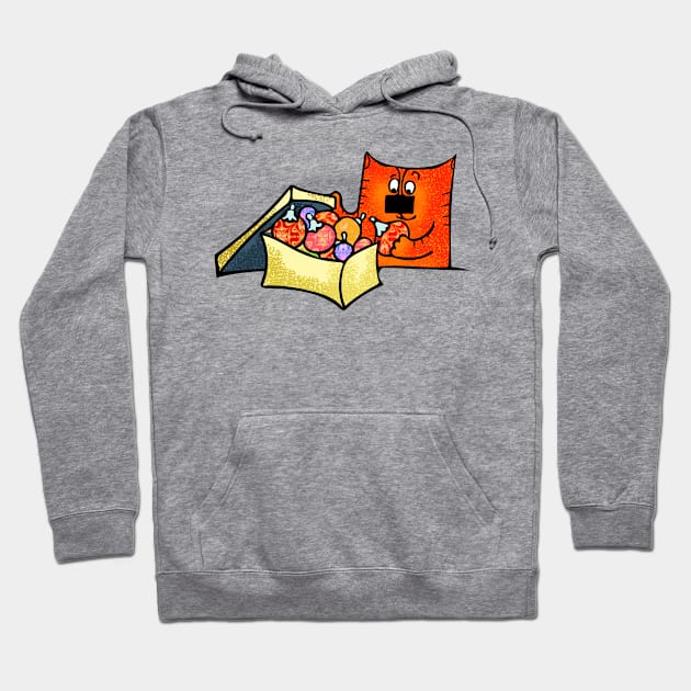 Cat and ornaments Hoodie by maryglu